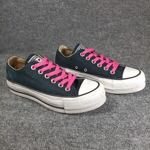 Converse Chuck Taylor All Star Platform Low Top Women 6 Black 560250C